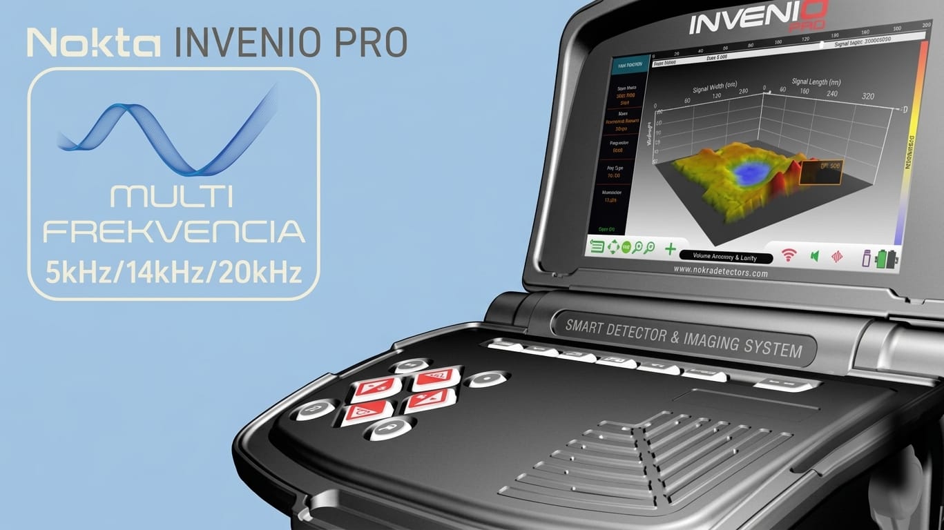 Nokta Invenio Pro — detektor s 3D vizualizáciou